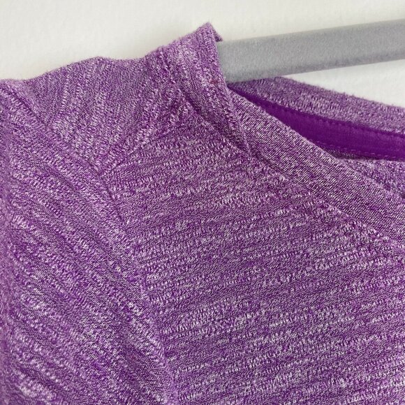 Athleta Long Sleeve Purple Workout Top Size Small - Picture 4 of 7